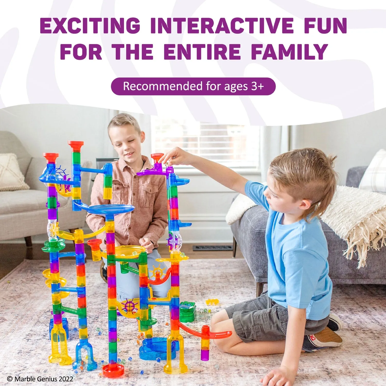 Marble Run Starter Set, 130 pieces