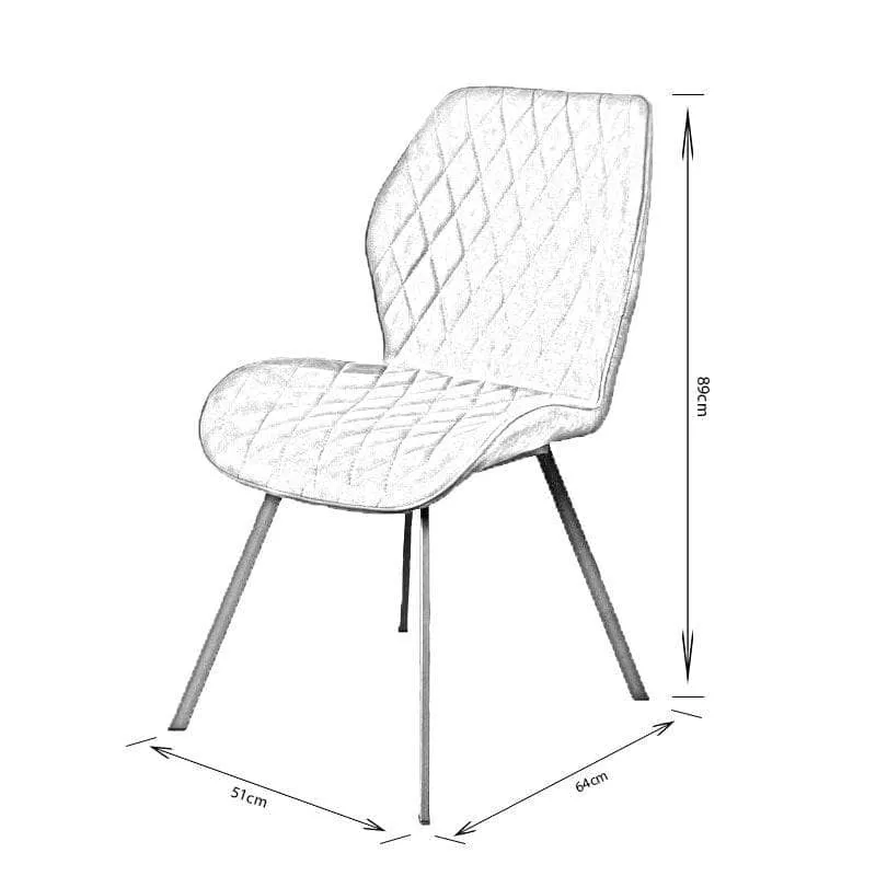 Winslow Dining Table & 6 Toronto Grey Chairs