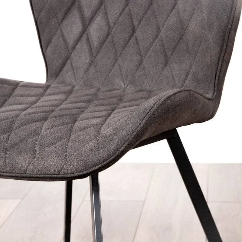 Winslow Dining Table & 6 Toronto Grey Chairs