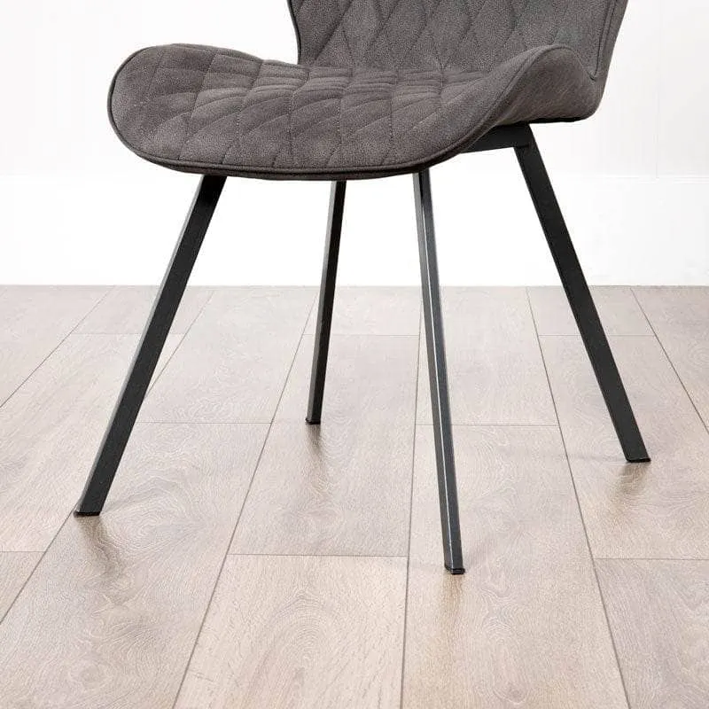 Winslow Dining Table & 6 Toronto Grey Chairs