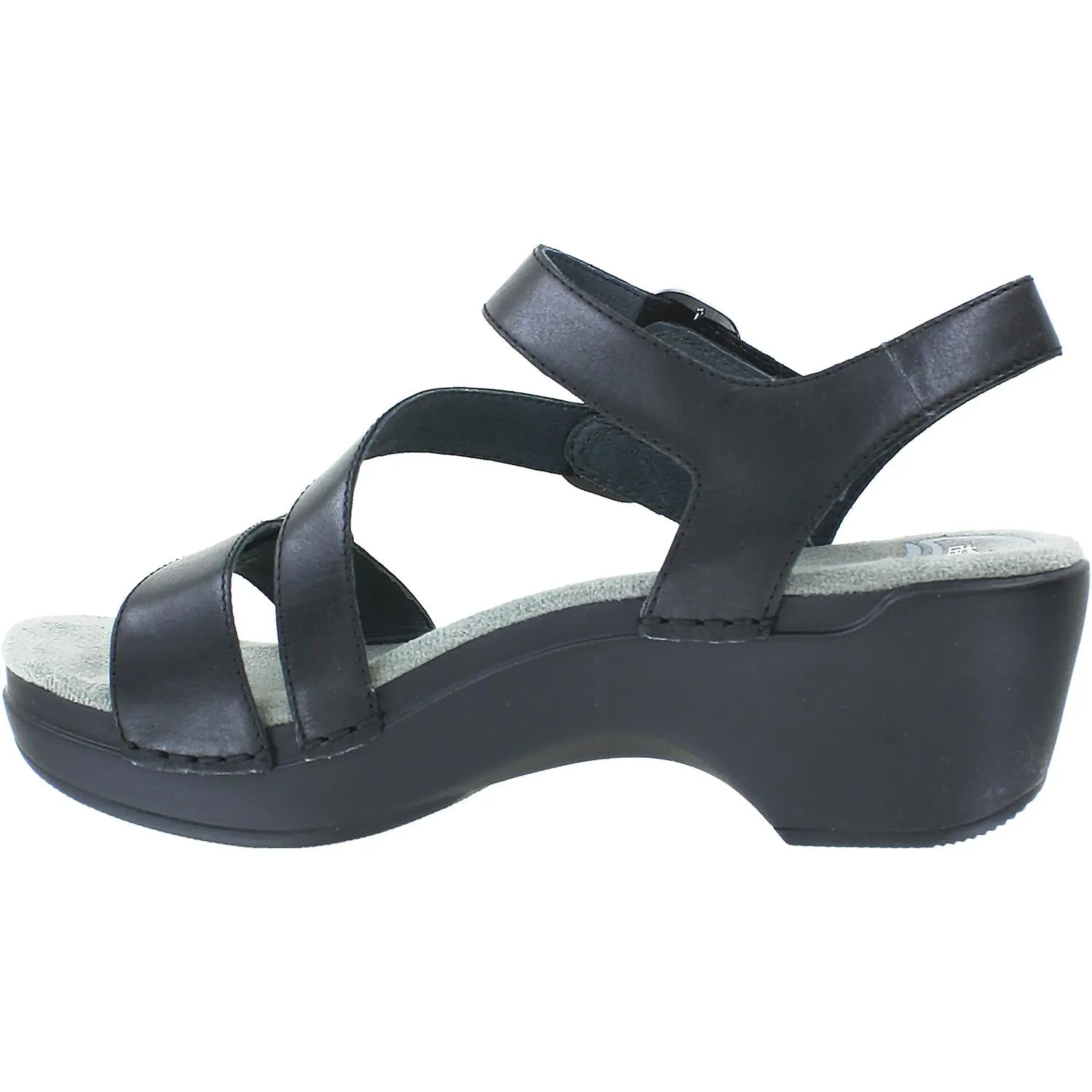 Women's Dansko Sacha Black Burnished Calf Leather