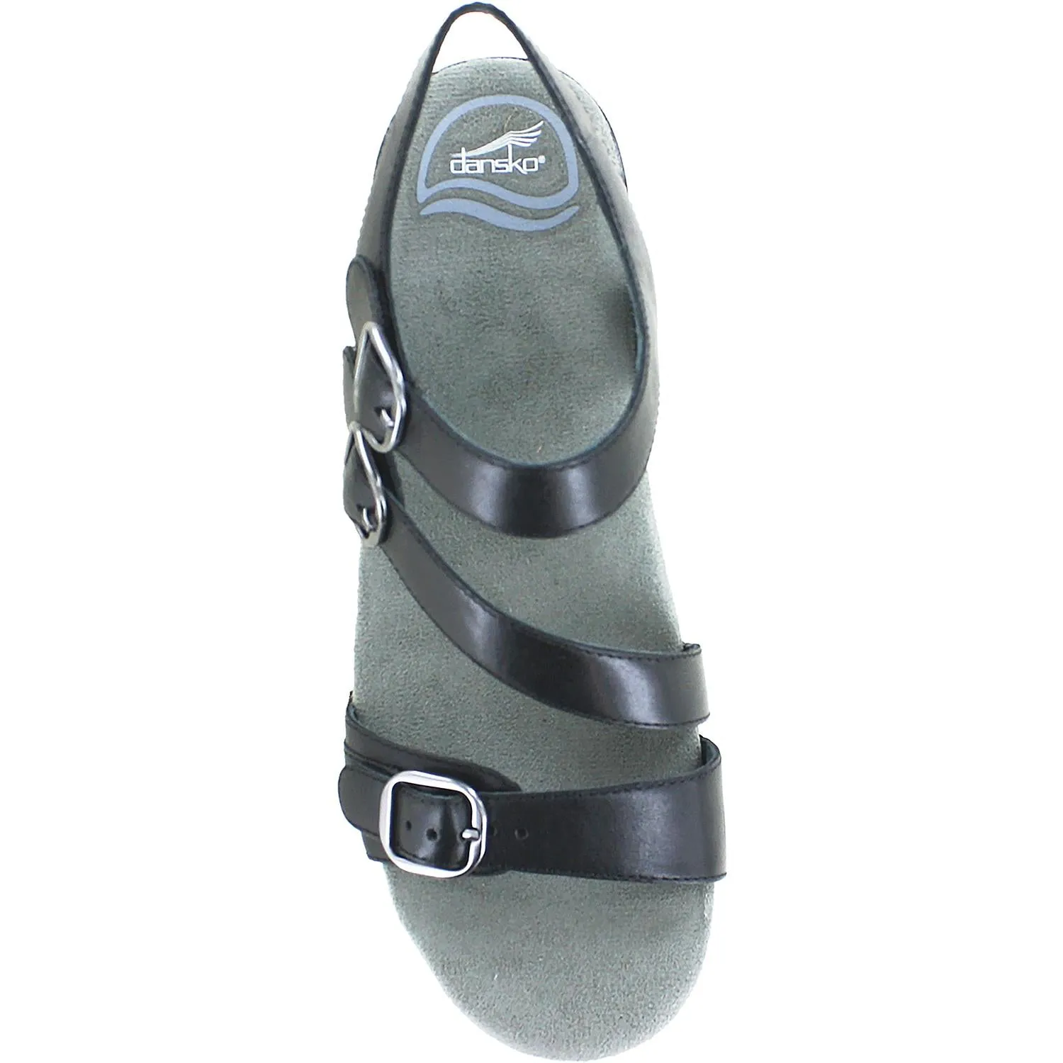 Women's Dansko Sacha Black Burnished Calf Leather